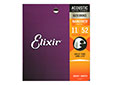 Elixir エリクサー NANOWEB Coating 80/20 Bronze Custom Light Elixir エリクサー NANOWEB Coating 80/20 Bronze Custom Light