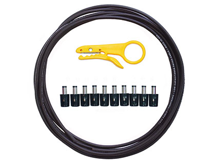 Lava Cable ラヴァケーブル DC Plug Solder-Free Kit BK