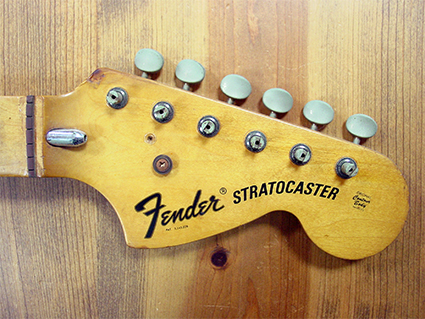 1972年製ジャンク品ストラト用ラージヘッドネック 3