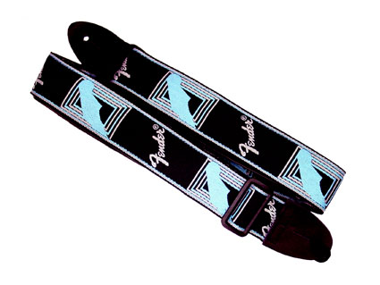 Fender フェンダー Monogram Strap BK/LGY/MBL