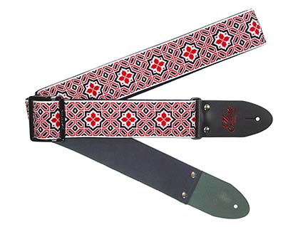 Elara Straps エララストラップ Boronia Crystal Black/Red Ultrasuede