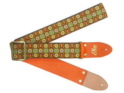 Elara Straps エララストラップ Granny Square Marron Ultrasuede