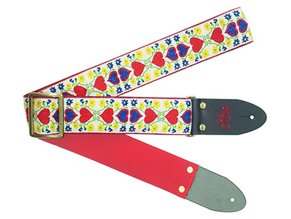 Elara Straps エララストラップ Pretty Heart Rouge Ultrasuede