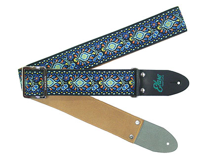 Elara Straps エララストラップ Peacock Queue Fresque Blue(Blue Logo) Ultrasuede