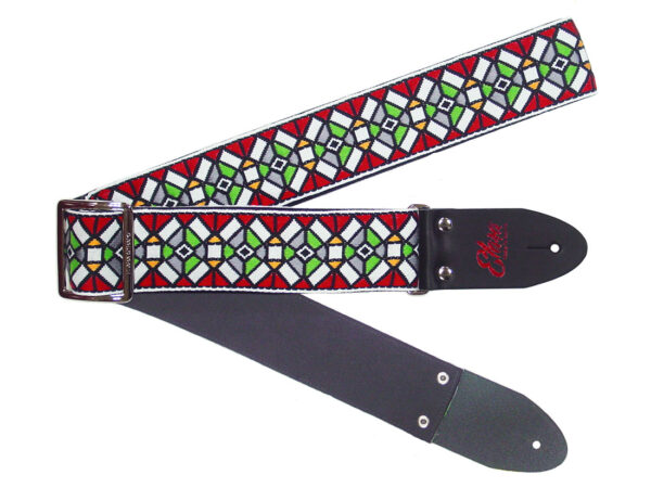 Stained Glass Red(Black) Ultrasuede