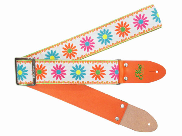 Happy Daisy Tangerine Ultrasuede