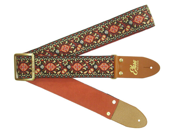 Peacock Queue Majolica Orange Ultrasuede