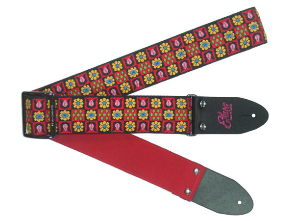 Granny Square Red Ultrasuede