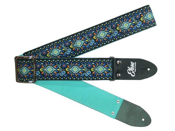 Peacock Queue Fresque Blue Ultrasuede