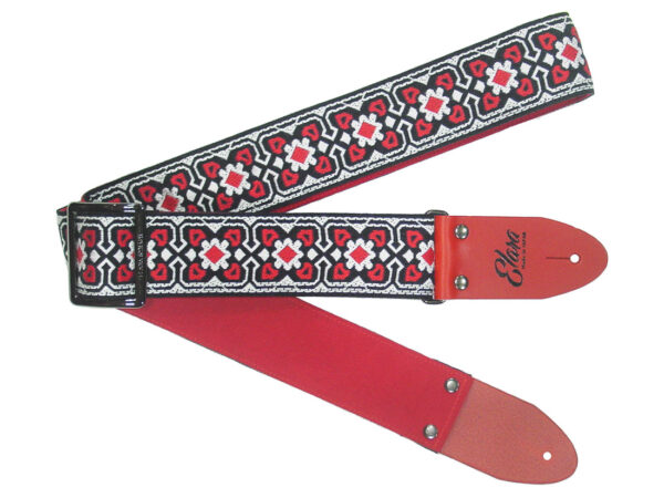 Tetra Heart White/Red Ultrasuede